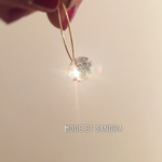 トンガリクリスタルピアス