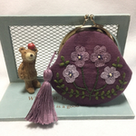 刺繍がま口