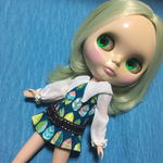 ブライス、リカちゃん、ワンピース、葉っぱ