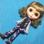 ブライス、リカちゃん、アウトフィット、紫