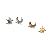 SIMPLE star & moon ピアス