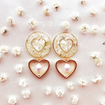 baby's breath*Perl ピアス