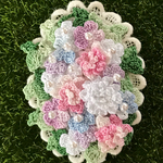 レースの小花のブローチ
