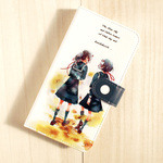 【iPhone7/8】手帳型ケース／並木道