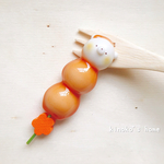 くまきちのみたらし団子キーホルダー