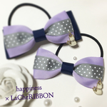 🌸限定🌸白猫チャーム付きヘアゴムセット