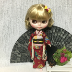 22㎝ドールサイズ＊振袖セット