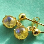 *ドラゴンズブレス*イエローピアス/イヤーフック