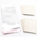 アクセサリー　ラッピングキット  台紙＆OPPパック【白】 ３０枚セット