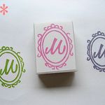 イニシャルプレートはんこ～２～（ヌキ）