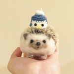 ハリネズミ帽子 ペンギン