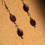 チェコガラスビーズピアス