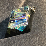 虹の結晶ペンダント  ブラックダイヤ  BD-004