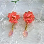 八重桜のピアス　A101 