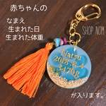 ベビー記念♡海柄キーホルダー