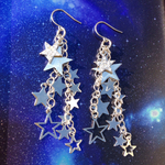 流れ星☆ロングピアス　〜金属アレルギー対応〜