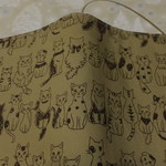文庫本＊整列おしゃれ猫*ブックカバー