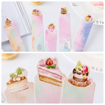 ケーキスイーツの しおり ハンドメイドのメッセージ おすそ分けファイルに