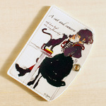 【合皮・パスケース】猫とカメラ