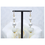 cotton pearl 3連 pierce