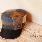 あったかウールとデニムのKEPI