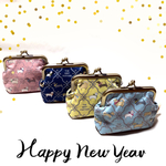 2018年戌年ワンワンミニがま口ポーチ