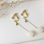 ゆらゆらパールボール❤︎イヤリング/ピアス