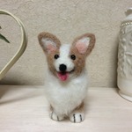 羊毛フェルトのウェルシュコーギー２