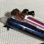 【2018福袋】ダックスフント袋　消せるボールペン0.5黒/0.5シャーペンピンク