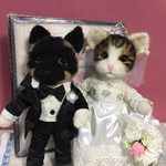 猫のウェディング(Hさん注文品)