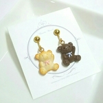 くまビスケットのイヤリング&ピアス