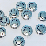 スマイリー スペーサー チャーム  シルバー