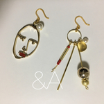 フェイスピアス アシメ