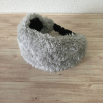 ファーヘアバンド（プードルファーのライトグレー）