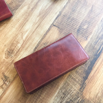 "BASIC"ロングウォレット<BROWN>