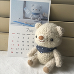 お年玉企画！送料込み＊あみぐるみ＊７月の子.くま