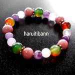 女性らしい幸福を♡贅沢ミックス天然石　パワーストーン