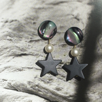 揺れるピアス grayスターgalaxy