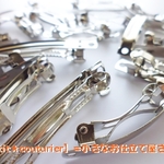 【送料無料】　No.1660　バレッタ金具　４０mm・６０mm　１０個セット