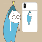 ねこタイツの洗濯 スマホケース　iPhone/Android対応