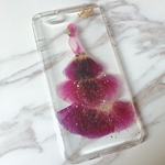 iPhoneケース 押し花 Galaxy/Xperia iPhoneX iPhone8/7 iPhone6s/6/5s/5/SE iPhone8/7 plus 押し花ケース アイフォン プラス B61