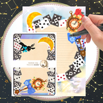 時計ウサギのトランプゲーム*レターセット