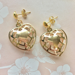 シルバーデザインリングのピアス