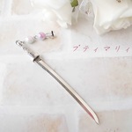 ＊刀剣＊折り鶴と揺れるシンプル簪