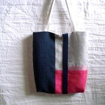 itoiro mini bag (navy&pink)