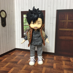 【オビツ11】ヒョウ柄モコモコベスト