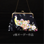 y様オーダー作品  長財布も入るサイズ