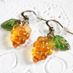 はちみつブドウのピアス・イヤリング