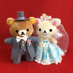 リラックマのウェディングドレス
