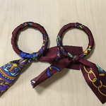 WINERED SCARF RIBBON RING FOOP PARTS